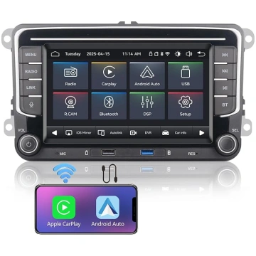 Linux auto radio Flash Start | Wireless CarPlay/An
