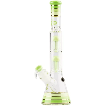 Stikla ūdenspīpe "Grace Glass Golden Line Green Be