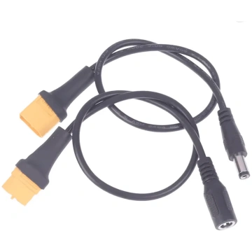 ???? XT60 DC 5.5×2.1 Kabelis (0.3M) - Kompakts un 