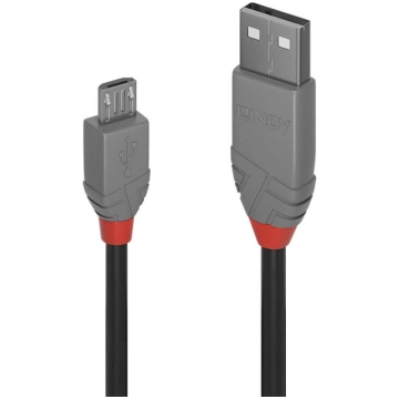 Lindy 0,5M Usb 2.0 Type A To Micro-B Cable, Anthra
