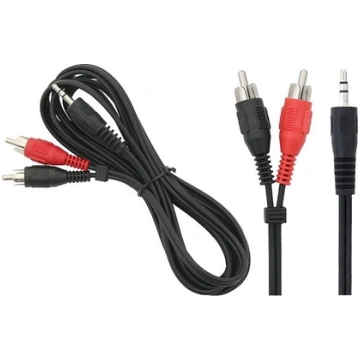 Kabel Blow Jack 3.5mm - RCA (Cinch) x2 1.8m czarny