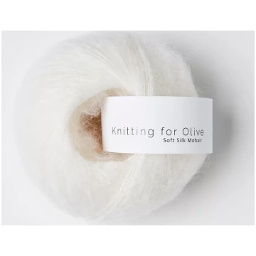 Soft silk mohēras dzija Knitting for Olive Cotton 