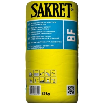 SAKRET BF, Betons-klons ar pretsala piedevām -10°C