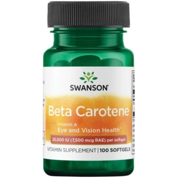 Beta-karotīns - acīm - 25 000 SV - 7500 mcg - N100