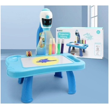 LeanToys Mini Projektor Robot Stolik 2w1 Akcesoria
