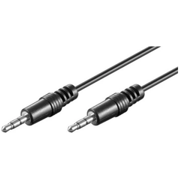 Kabel Manhattan Jack 3.5mm - Jack 3.5mm 0.6m czarn