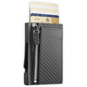 Maks kartēm Cascade Snap Zipper Black Carbon, Ögon