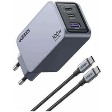 UGREEN Nexode Pro EU 3-Port GaN PD Fast Charger wi