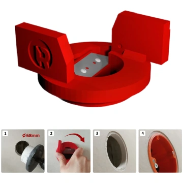 Rotazor 68mm ģipškartona frēze 582001
