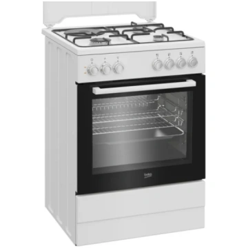 Beko FBE63131WCS Gāzes plīts 60cm Balta FBE63131WC
