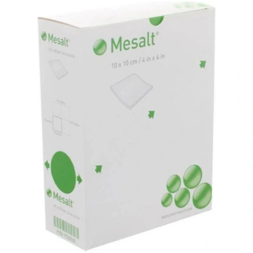 Mesalt plāksteri sterīli 10x10cm, 30 gb