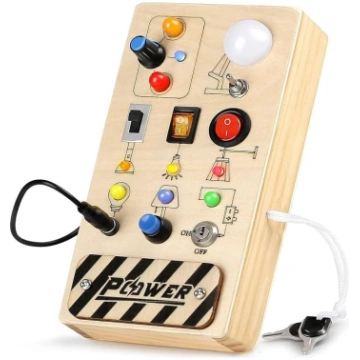 DINORUN Baby Toy Busy Board Montessori rotaļlieta 