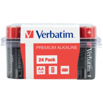 Baterijas Verbatim AA Premium Alkaline 24-Pack 1.5