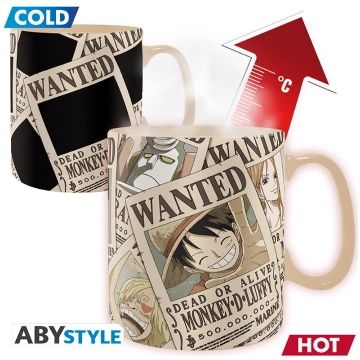 One Piece - Wanted Heat Change Mug ABYMUGA444 (366