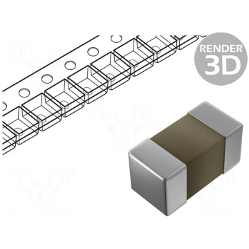 Capacitor: ceramic | 820pF | 50V | C0G (NP0) | ±5%