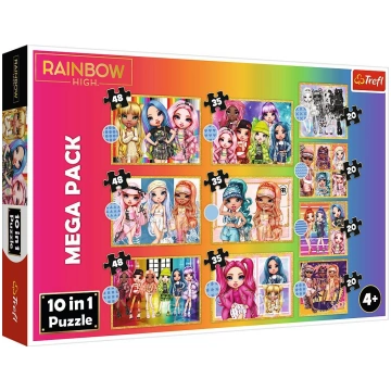 Trefl Puzzle 10w1 Kolekcja modnych laleczek - MGA 