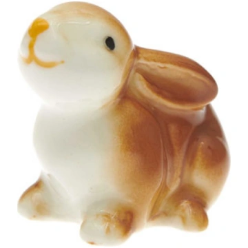 Porcelāna dekors Porcelan Bunny, Brown, Lying