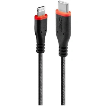 Lindy 1m Reinforced USB Type C to Lightning Cable 