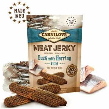 CARNILOVE Dog Jerky Duck&Herring Fillet 100 g papi