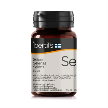 BERTIL"S SELENIUM 50 MCG, 100 tabletes Bertil"s he