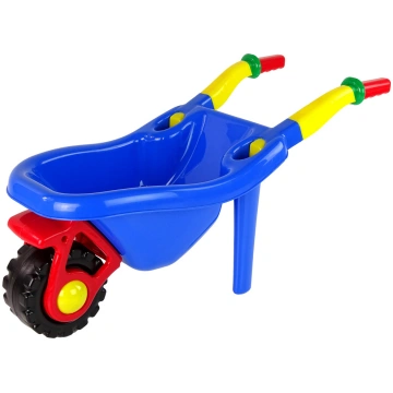 Large Coloured Garden Wheelbarrow Blue HEMAR