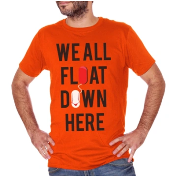 T-Shirt It Stephen King We All Float Down Here Hor