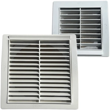 Plastmasas restes, ventilācijas sienas izvadiem - 
