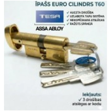 multi cilindrs ar pagriež.rokt 30x40 misiņots TESA