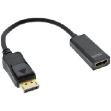 Adapteris AV InLine DisplayPort — HDMI czarny (171