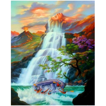 YEESAM ART DIY eļļas glezna pēc numuriem pieauguša