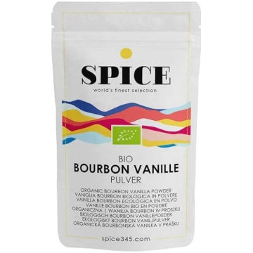 „Spice“ bioloģiskā Burbona vaniļas pulveris, 10 g,