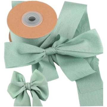 Dāvanu lente Sage Green, Ziemassvētku zaļā dāvanu 