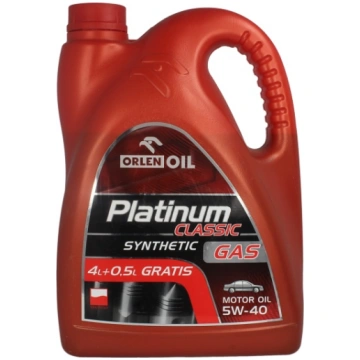 Motoreļļa ORLEN PLATINUM CLASSIC GAS SYNTH. 5W-40 