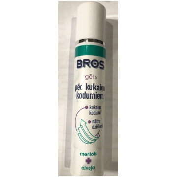 BROS nomierinošs gēls pēc odu kodumiem, izsmidzinā