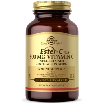SOLGAR Ester C Plus - C vitamīns 500 mg (100 kapsu