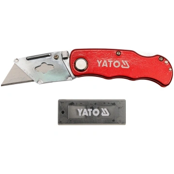 FOLDING LOCK-BACK UTILITY KNIFE (YT-7532) Yato