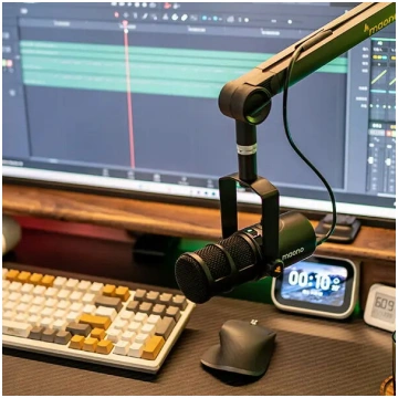 Podkāstu mikrofons MAONO PD400X — vadu XLR/USB-C, 