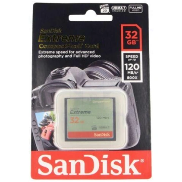 Memory card | Compact Flash | 32GB | Read: 120MB/s