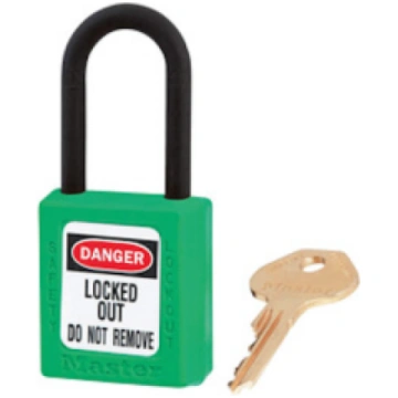 406MKGRN | Zenex Padlock - Keyed different and Mas