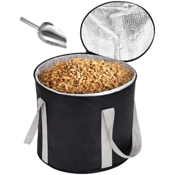 6,4 kg/9,1 kg grilu kokskaidu granulu uzglabāšanas