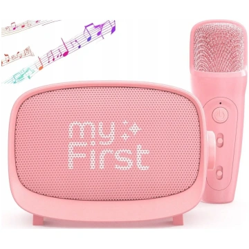 Pārnēsājams karaoke skaļrunis ar mikrofonu MYFIRST