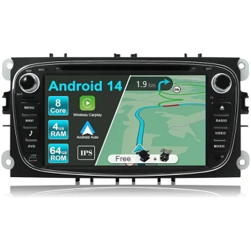 Android 14 IPS Autoradio für Ford Focus/Mondeo/S-M