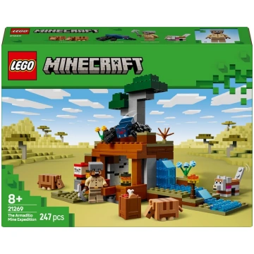 LEGO® Minecraft® Raktuves izpēte ar bruņumašīnu