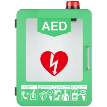 AED defibrilatora skapis, pirmās palīdzības AED de