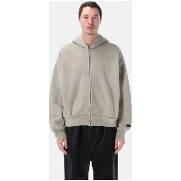 Fear of God Essentials full zip hoodie grey Spazio