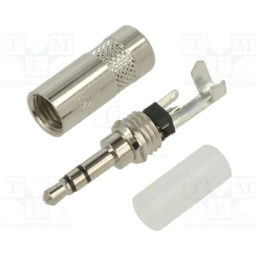 Connector: Jack 3,5mm; plug; male; stereo; straigh