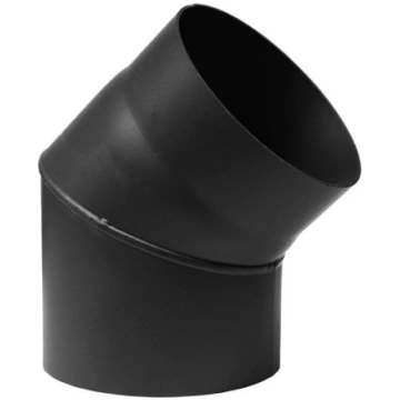 Melno dūmvadu līkums 45° Parkanex D180 mm