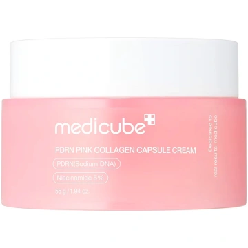 MEDICUBE_PDRN „Pink Collagen Capsule Cream“ sejas 