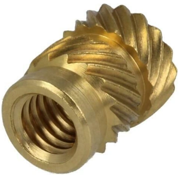 Threaded insert; brass; without coating; M4; BN 10