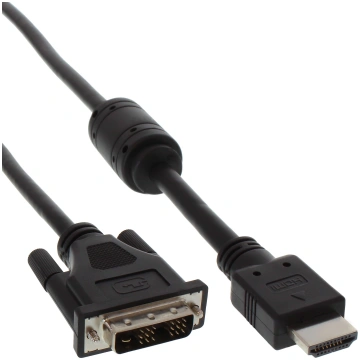 InLine HDMI-DVI kabelis 19 kontaktu vīrietis / 18+